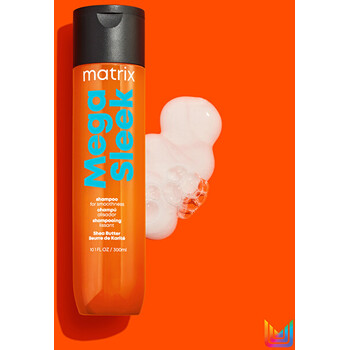 Total Results Mega Sleek Shampoo for Smoothness ( neposlušné vlasy ) - Vyhlazující šampon 